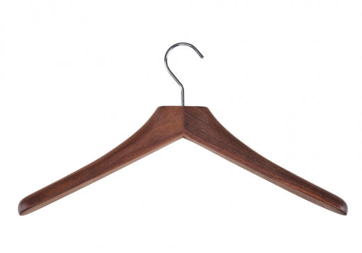 0122. / 0123. Kleiderbügel aus Massivholz: Eiche & Nussbaum – Stilvolle Garderobenlösung