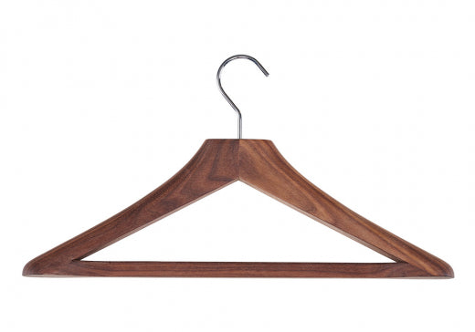 0122. / 0123. Kleiderbügel aus Massivholz: Eiche & Nussbaum – Stilvolle Garderobenlösung