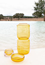 SARO Schirmständer: Elegantes Designobjekt aus mundgeblasenem Glas