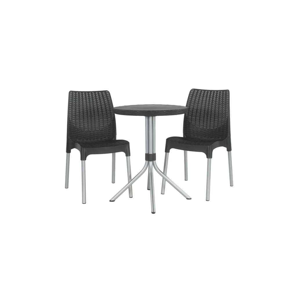 Bistro-Set Chelsea Graphit 223562