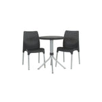 Bistro-Set Chelsea Graphit 223562
