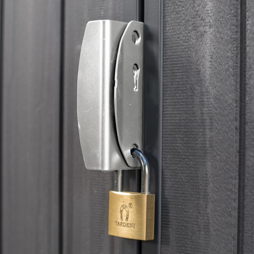 Gerätehaus Darwin 46 Grau Holz-Optik