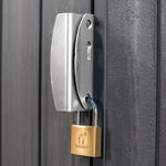 Gerätehaus Darwin 46 Grau Holz-Optik