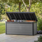 Gartentruhe Cortina 570 L Grau