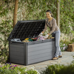 Gartentruhe Cortina 570 L Grau