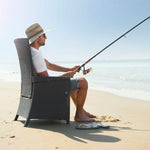 Gartensessel Verstellbar Vermont Graphitgrau 238452