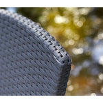 Gartensessel Verstellbar Vermont Graphitgrau 238452