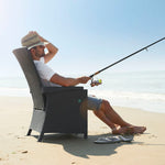 Gartensessel Verstellbar Vermont Graphitgrau 238452