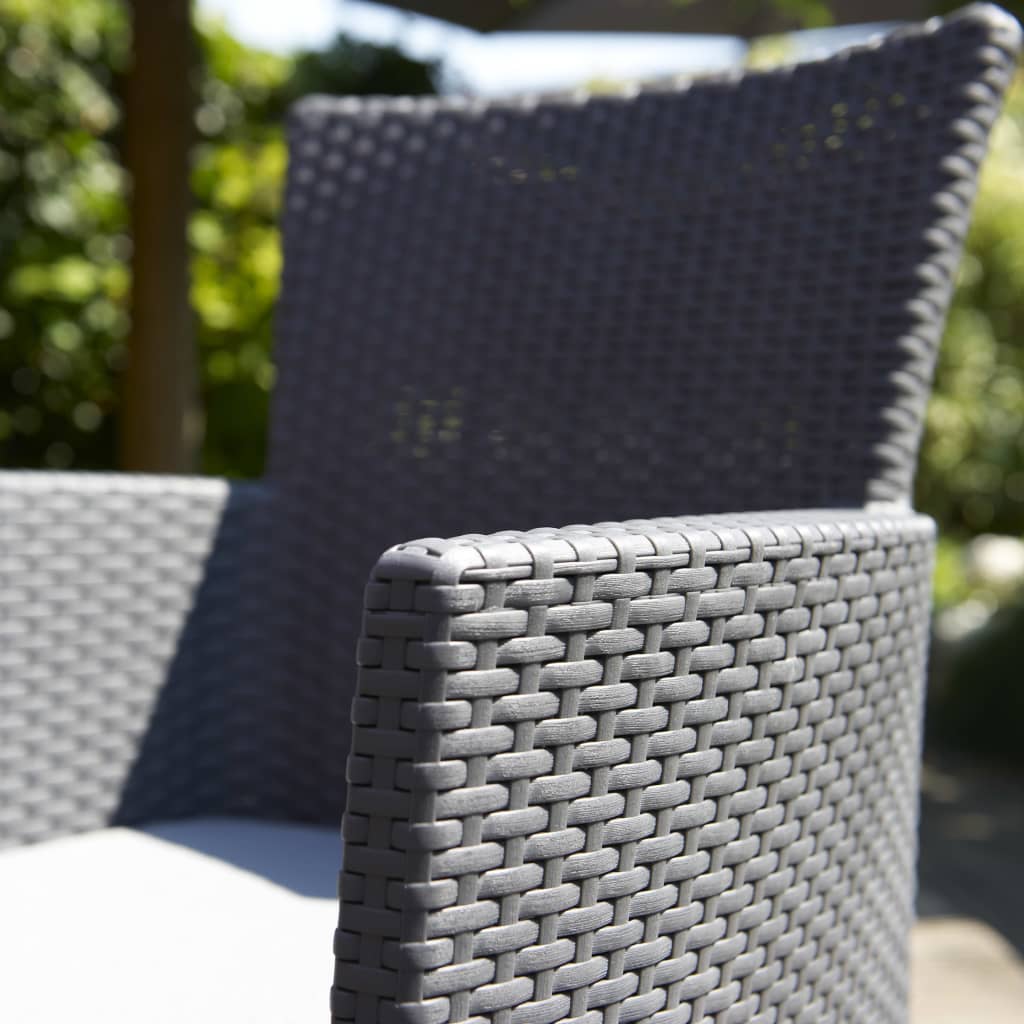 3-tlg. Garten-Sitzgruppe Iowa Graphitgrau 223929