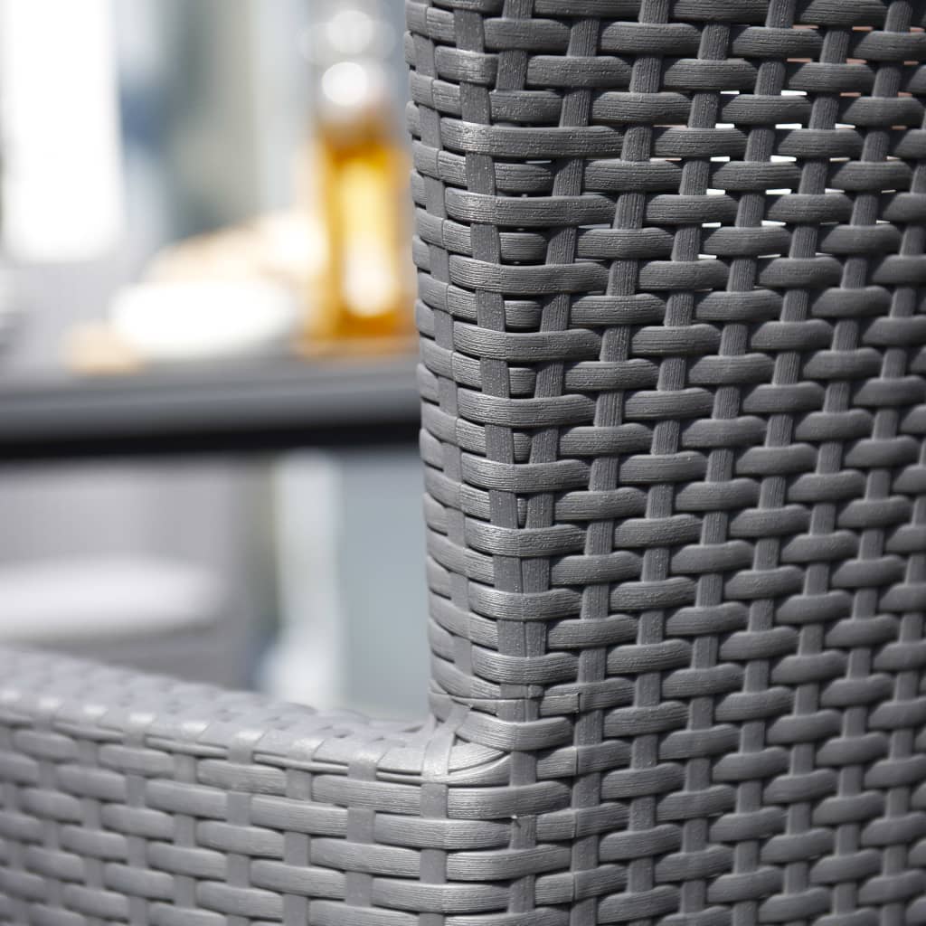 3-tlg. Garten-Sitzgruppe Iowa Graphitgrau 223929