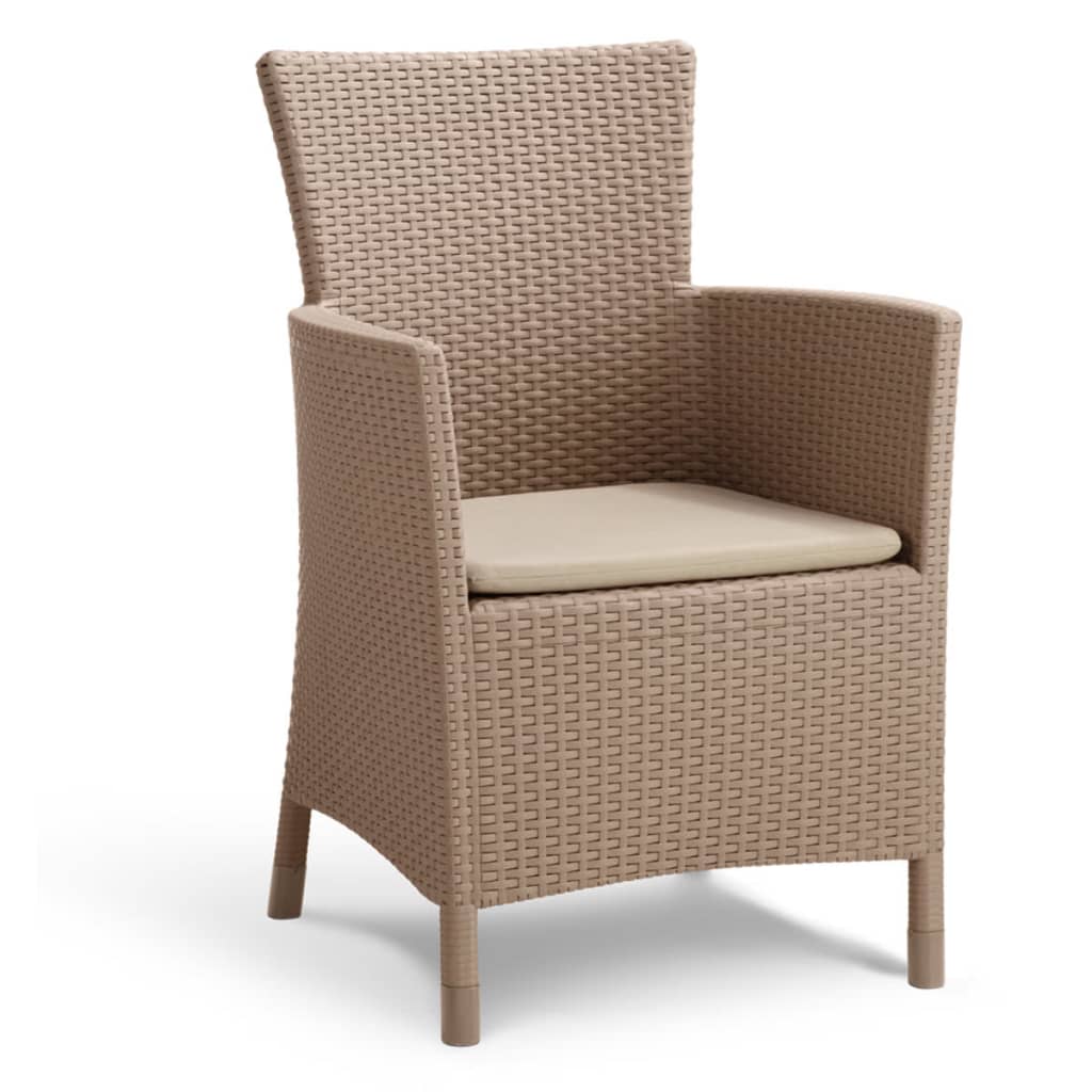 3-tlg. Garten-Sitzgruppe Iowa Cappuccino-Braun 224383