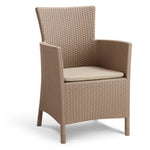 3-tlg. Garten-Sitzgruppe Iowa Cappuccino-Braun 224383