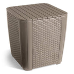 3-tlg. Garten-Sitzgruppe Iowa Cappuccino-Braun 224383