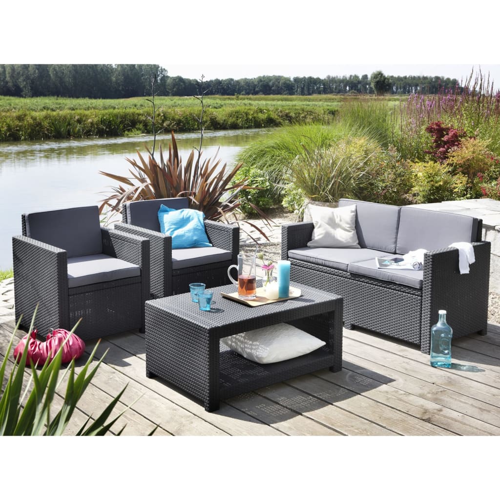 Gartenstuhl Monaco Graphitgrau