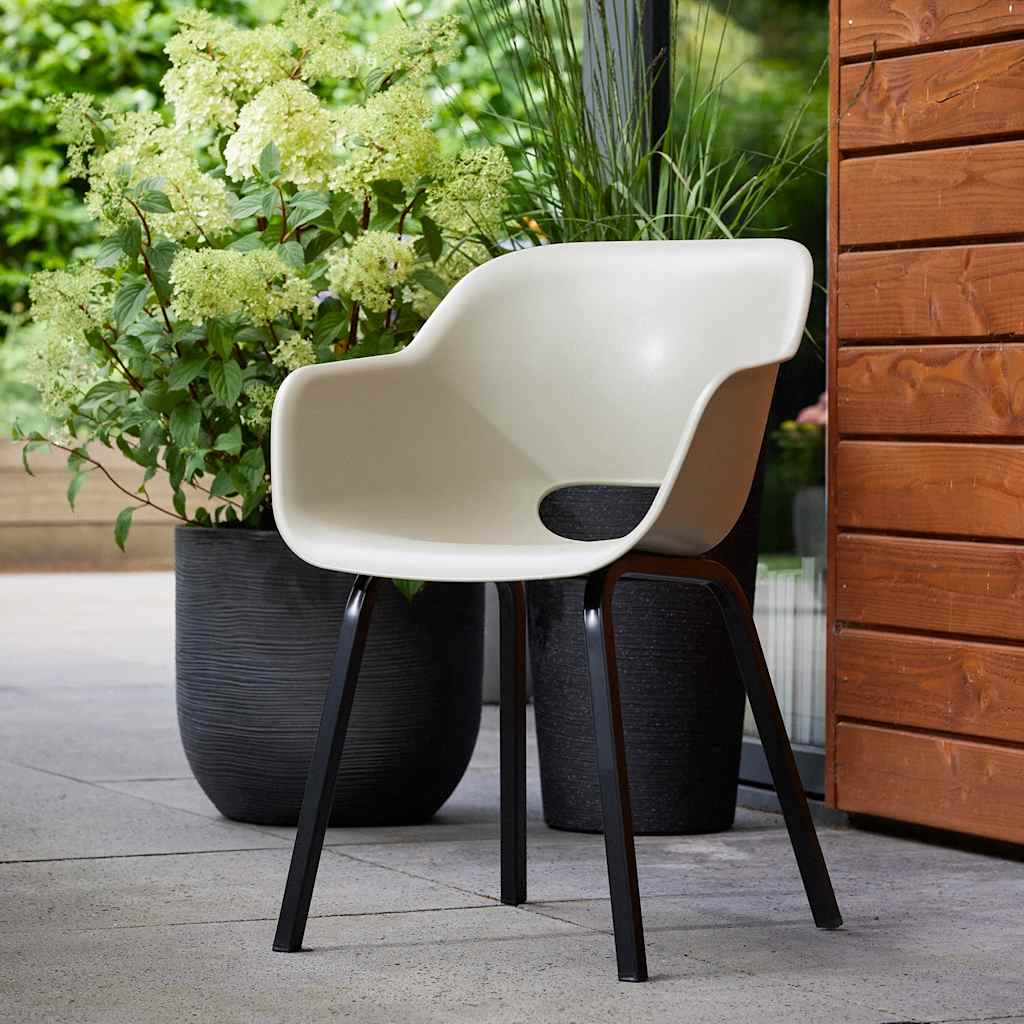 Gartenstuhl mit Metallbeinen Noa 2 Stk. Silber-Salbei