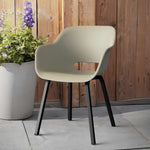 Gartenstuhl mit Metallbeinen Noa 2 Stk. Silber-Salbei