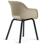 Gartenstuhl mit Metallbeinen Noa 2 Stk. Silber-Salbei