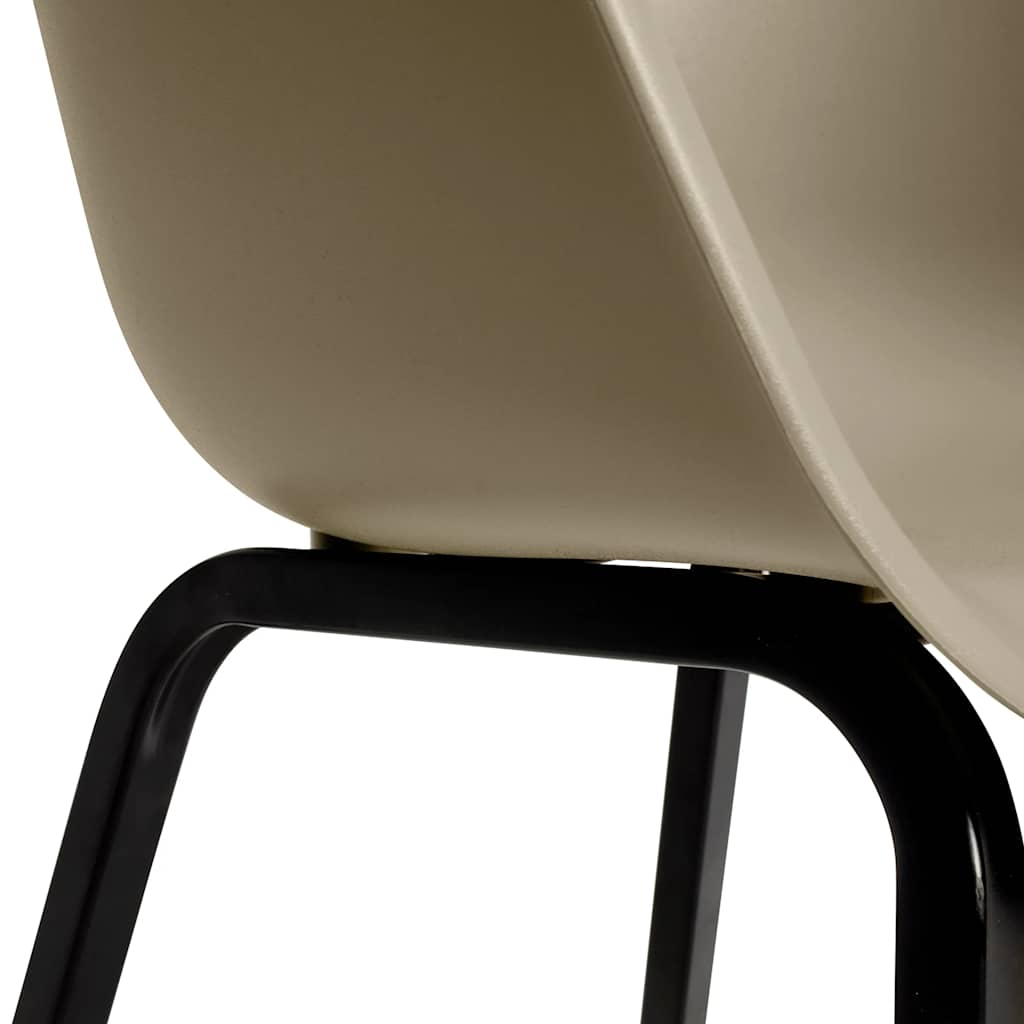 Gartenstuhl mit Metallbeinen Noa 2 Stk. Silber-Salbei