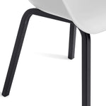 Gartenstuhl mit Metallbeinen Noa 2 Stk. Weiß