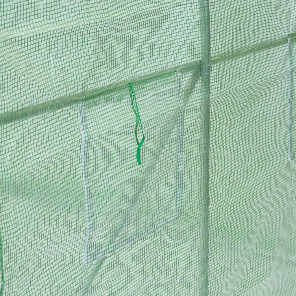 Gewächshaus 3,5x2x2 m Grün