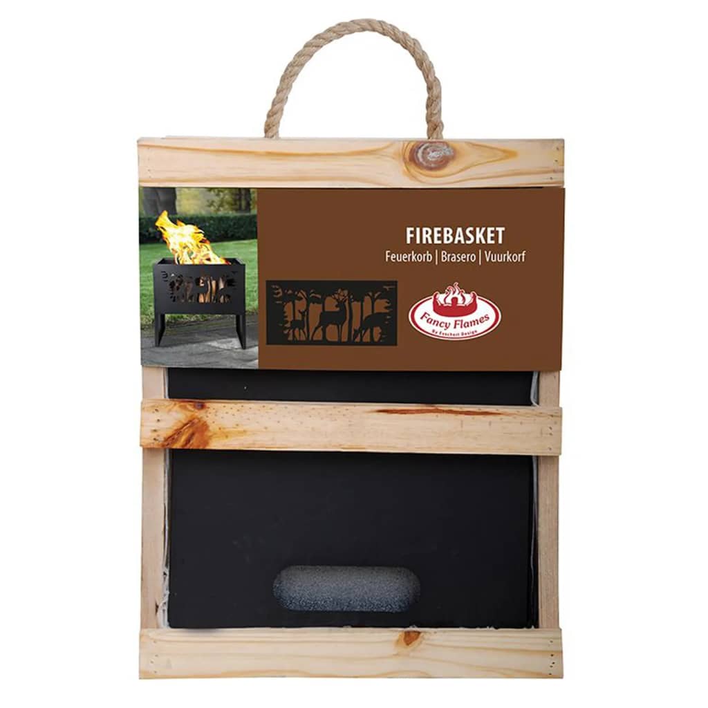 Feuerkorb Hirsch Rechteckig