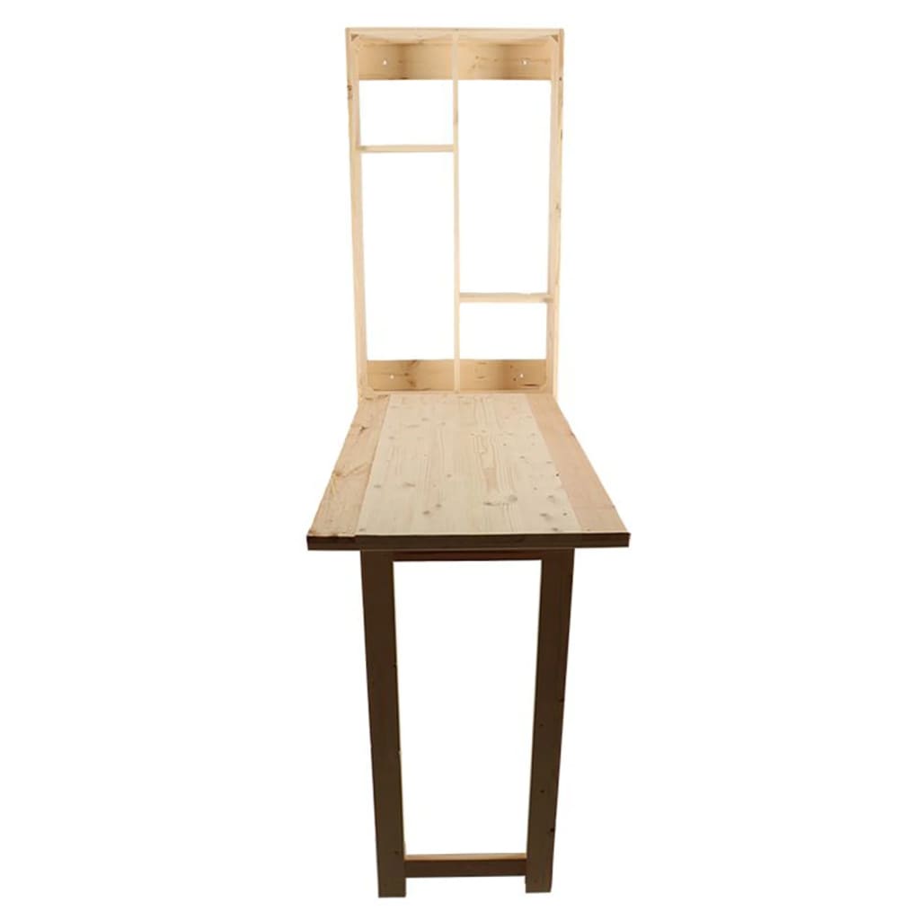 Wand-Bartisch mit Klappbarer Ablage L Natur