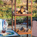 Brennholzlager Hodr Rostbraun 88519