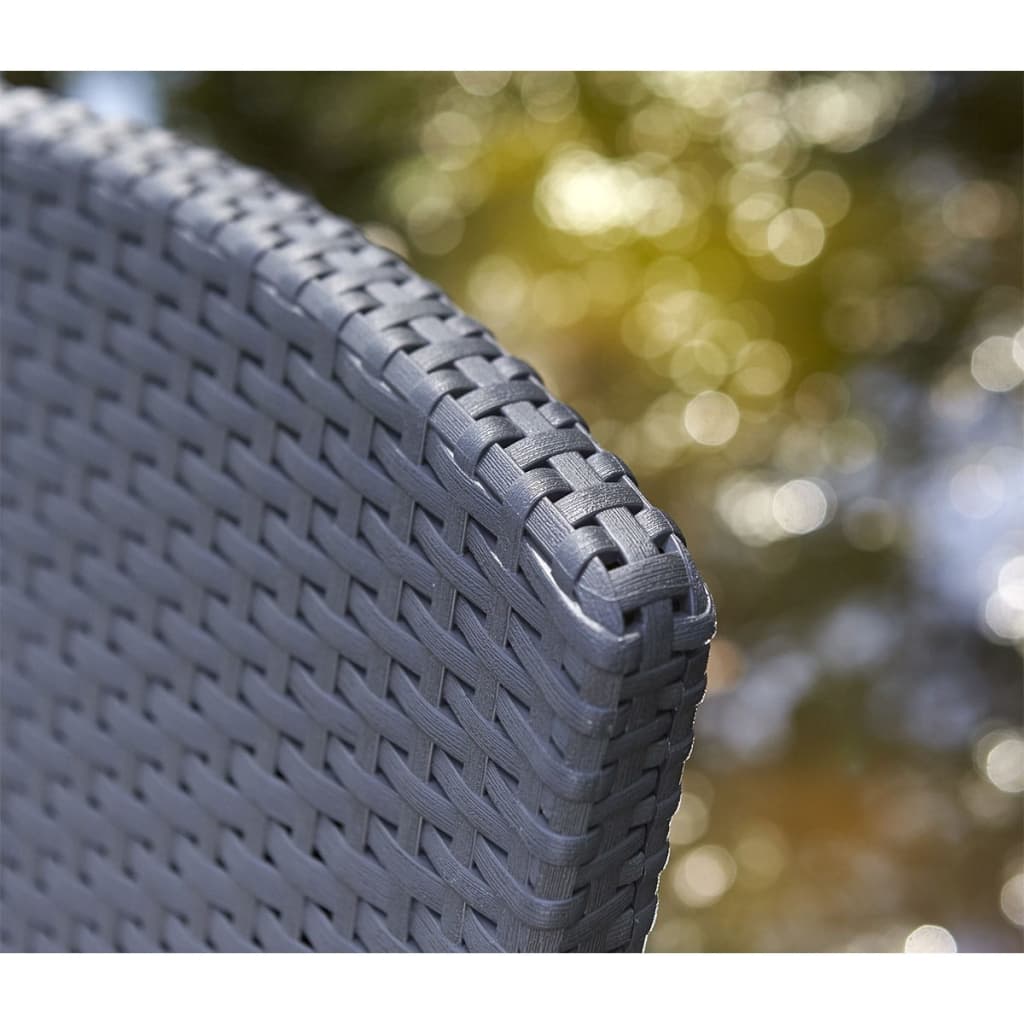 Gartensessel Vermont 2 Stk. Verstellbar Graphitgrau