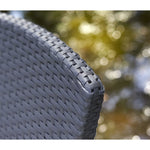 Gartensessel Vermont 2 Stk. Verstellbar Graphitgrau