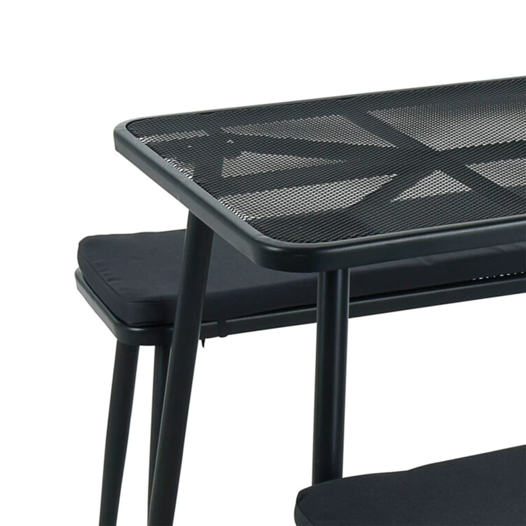 Gartenmöbel-Set Dunkelgrau