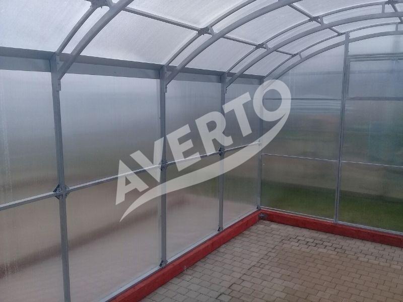 Gewächshaus 3x8 m Gardener 4mm