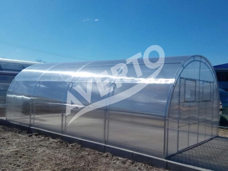 Gewächshaus 4x4m Agronom 4mm