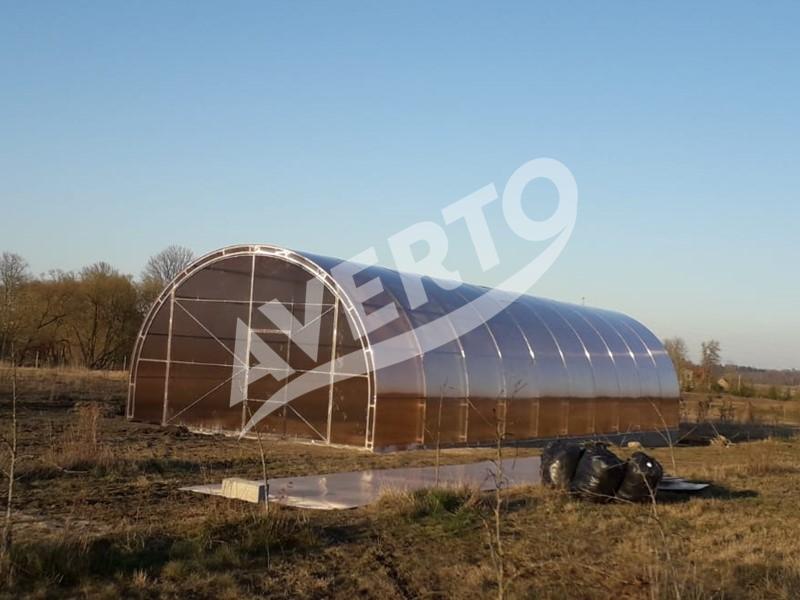 Gewächshaus 4x4m Agronom 4mm