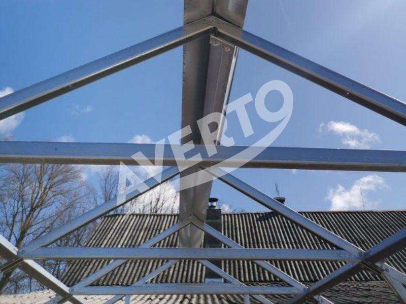 Gewächshaus 3x8 m Victoria 4mm