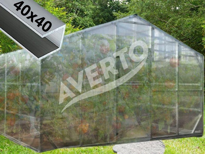 Gewächshaus 4x8 m Victoria DeLux 4mm