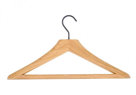 0122. / 0123. Kleiderbügel aus Massivholz: Eiche & Nussbaum – Stilvolle Garderobenlösung