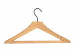 0122. / 0123. Kleiderbügel aus Massivholz: Eiche & Nussbaum – Stilvolle Garderobenlösung