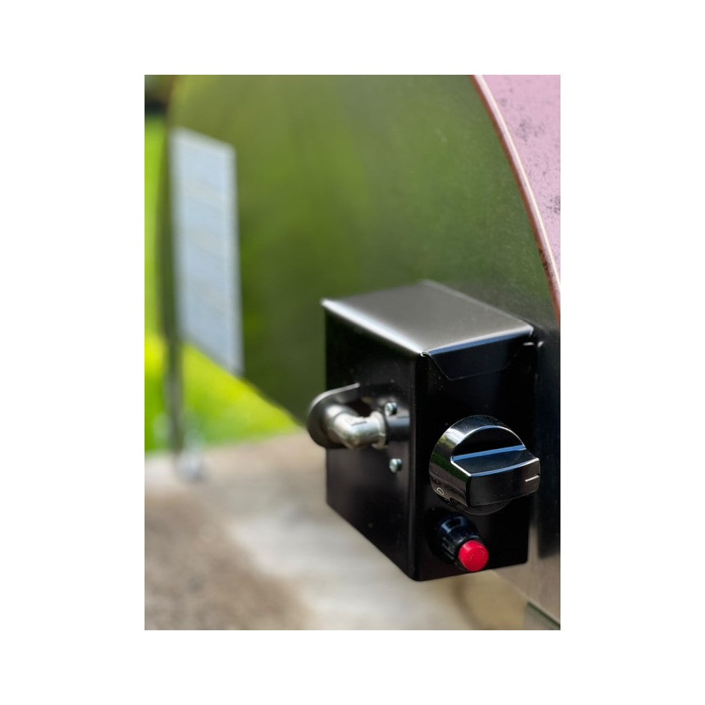 ISPIRAZIONE Großer mobiler Gas-Pizzaofen – Perfekt für 2 Pizzen im Freien