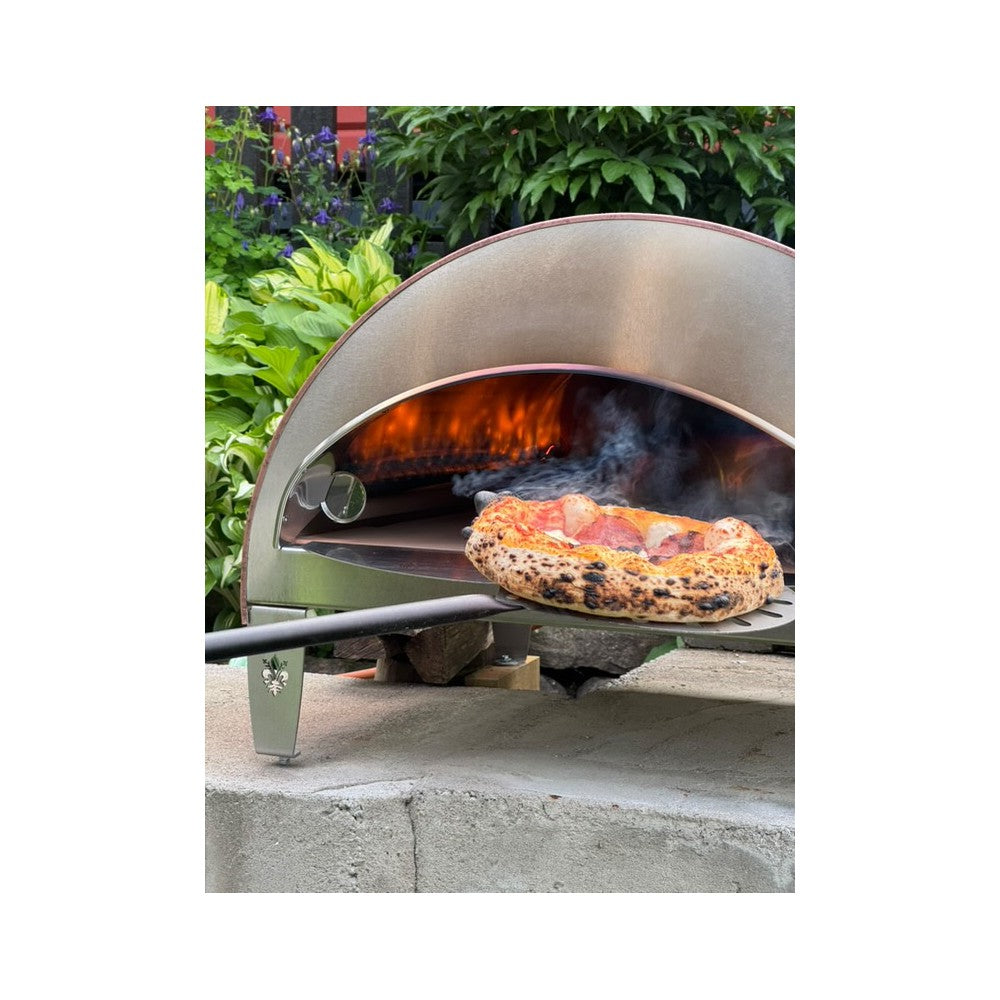 ISPIRAZIONE Großer mobiler Gas-Pizzaofen – Perfekt für 2 Pizzen im Freien