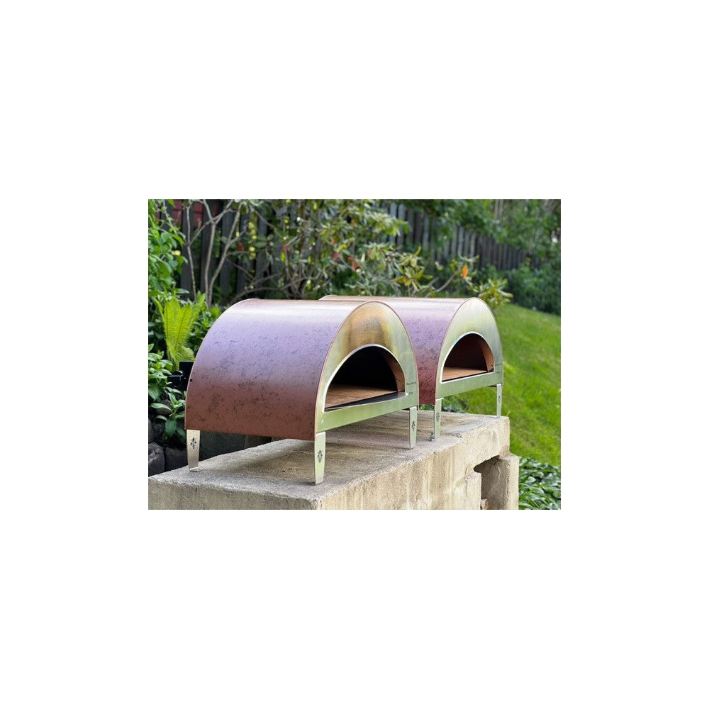 ISPIRAZIONE Großer mobiler Gas-Pizzaofen – Perfekt für 2 Pizzen im Freien