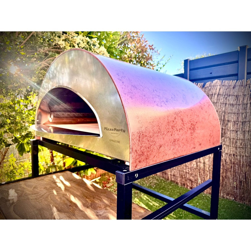 ISPIRAZIONE Großer mobiler Gas-Pizzaofen – Perfekt für 2 Pizzen im Freien