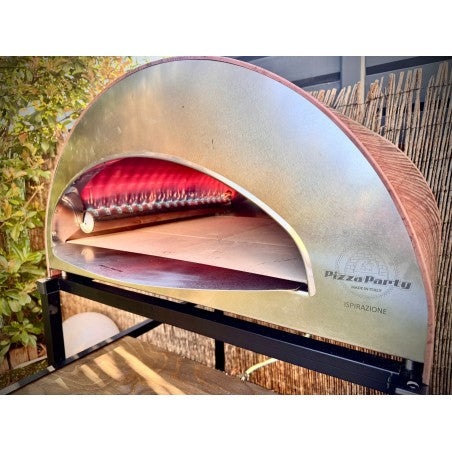 ISPIRAZIONE Großer mobiler Gas-Pizzaofen – Perfekt für 2 Pizzen im Freien