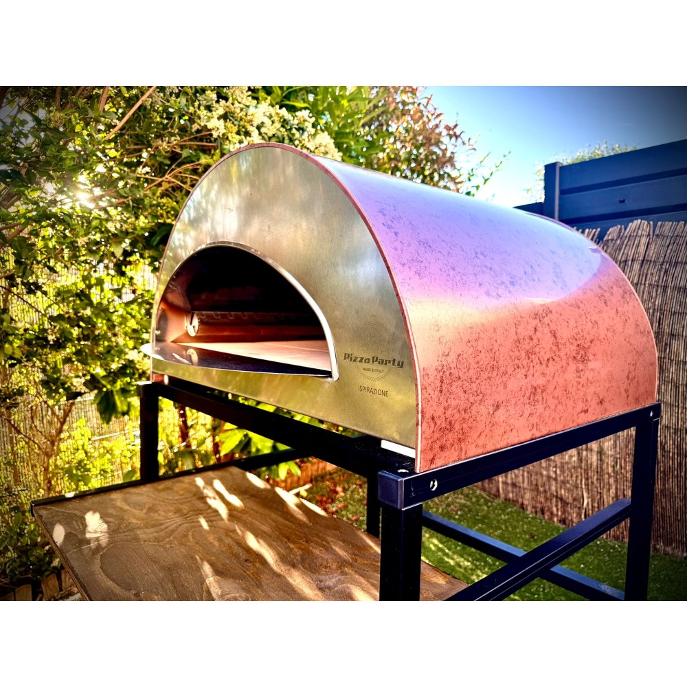 ISPIRAZIONE Großer mobiler Gas-Pizzaofen – Perfekt für 2 Pizzen im Freien