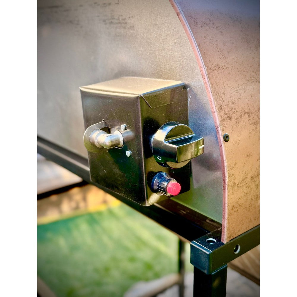 ISPIRAZIONE Großer mobiler Gas-Pizzaofen – Perfekt für 2 Pizzen im Freien