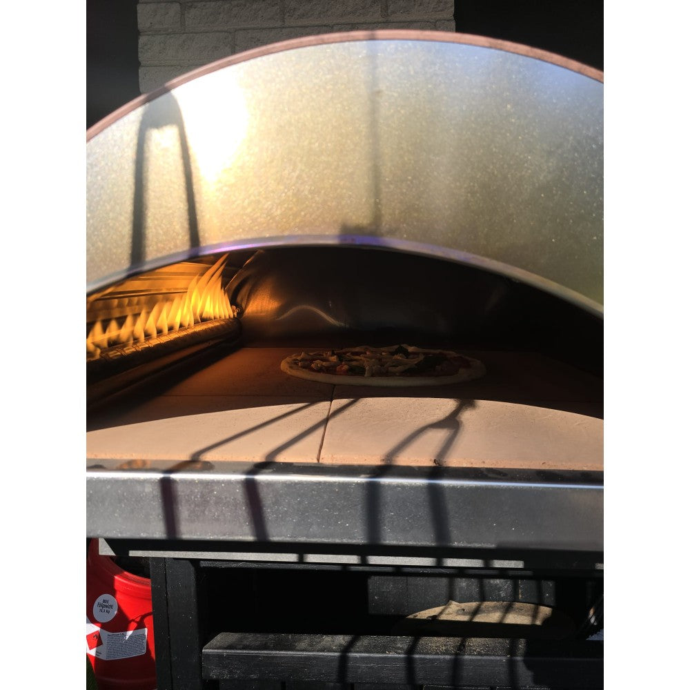 ISPIRAZIONE Großer mobiler Gas-Pizzaofen – Perfekt für 2 Pizzen im Freien