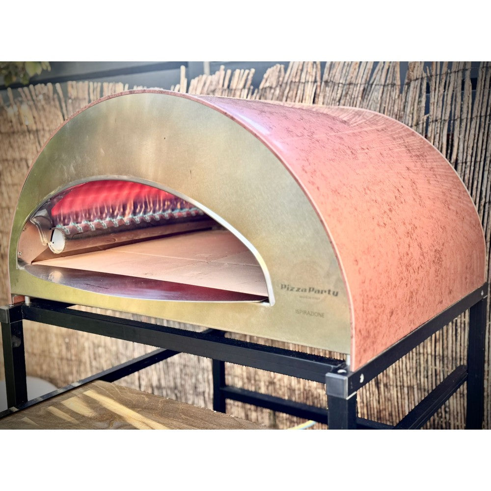 ISPIRAZIONE Großer mobiler Gas-Pizzaofen – Perfekt für 2 Pizzen im Freien