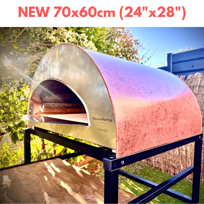 ISPIRAZIONE Großer mobiler Gas-Pizzaofen – Perfekt für 2 Pizzen im Freien