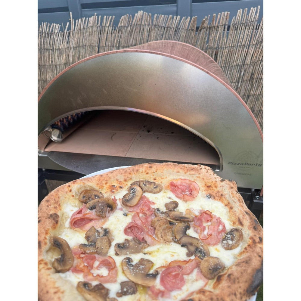 ISPIRAZIONE Großer mobiler Gas-Pizzaofen – Perfekt für 2 Pizzen im Freien