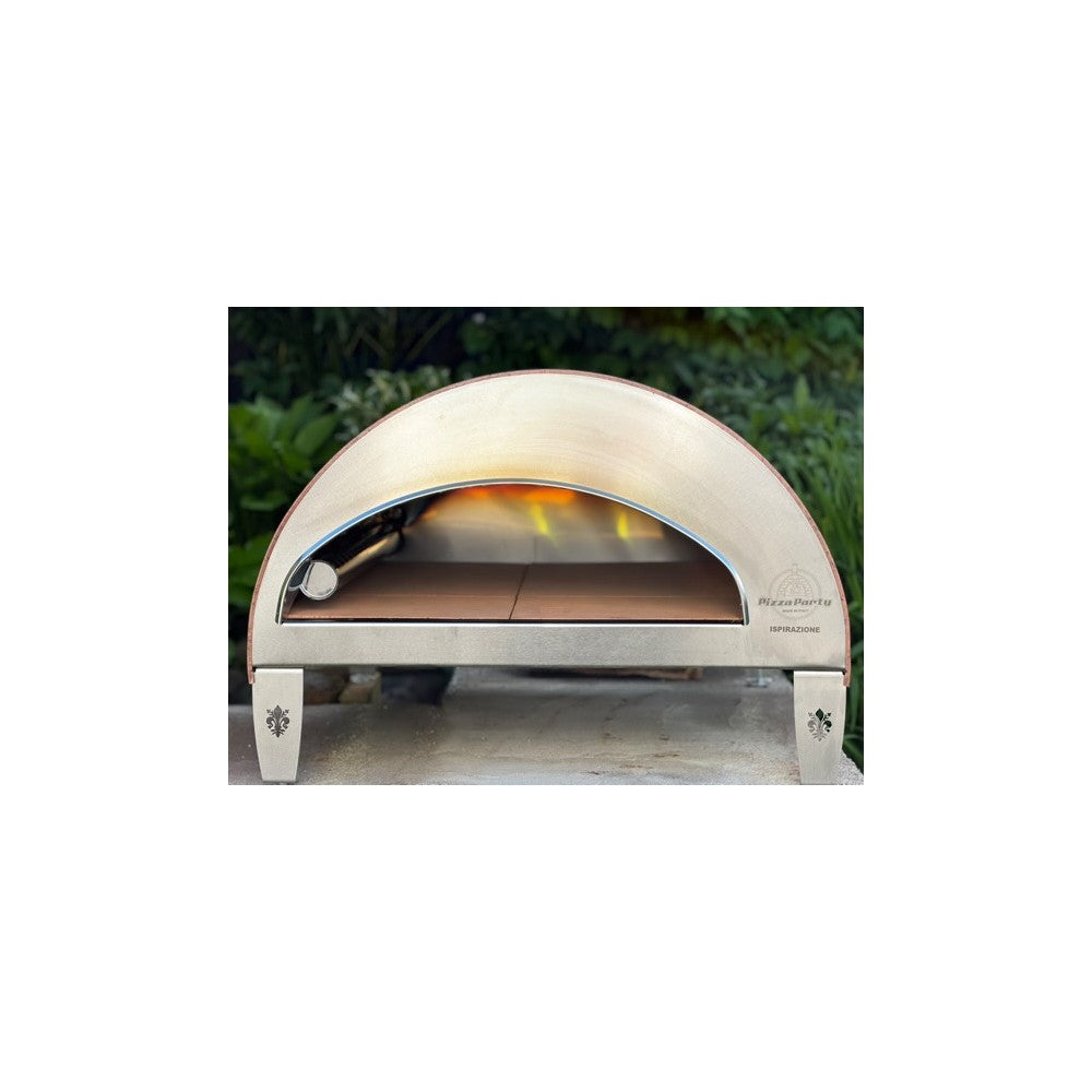 ISPIRAZIONE Großer mobiler Gas-Pizzaofen – Perfekt für 2 Pizzen im Freien