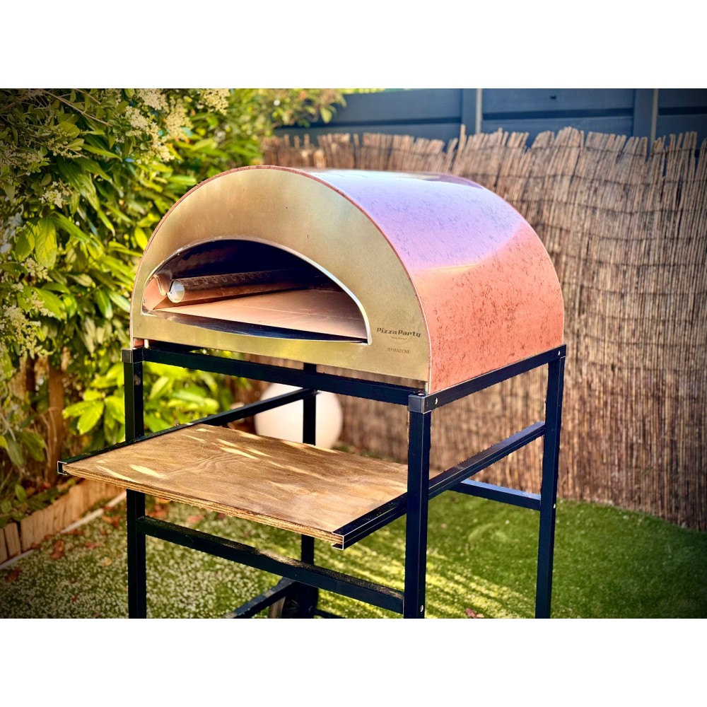ISPIRAZIONE Großer mobiler Gas-Pizzaofen – Perfekt für 2 Pizzen im Freien